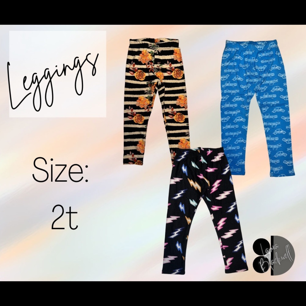DotDotSmile LOT of 3 pair of 2t leggings. NWT.